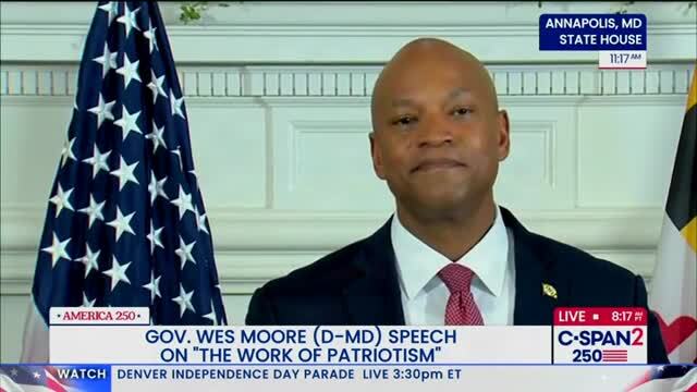 Gov. Wes Moore: ‘Today, the Very Premise of Patriotism Is Under Attack; Its Meaning Is Being Narrowed’