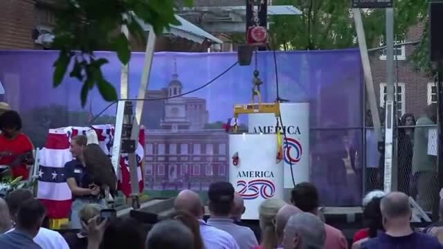 America 250 Time Capsule Buried in Philadelphia