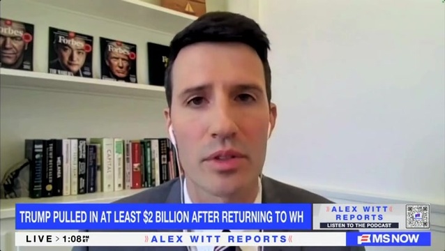 Dan Alexander on Trump’s Financials: The Big Drivers of It Are Cryptocurrency