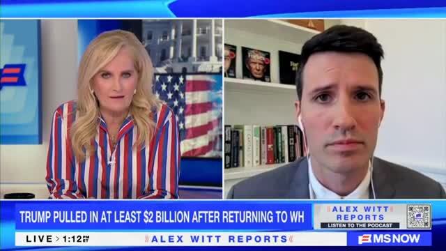 Dan Alexander on Trump’s Revenues: If You’re the Child of a President, You Don’t Have to Disclose Your Earnings Because You Don’t Have a W.H. Position