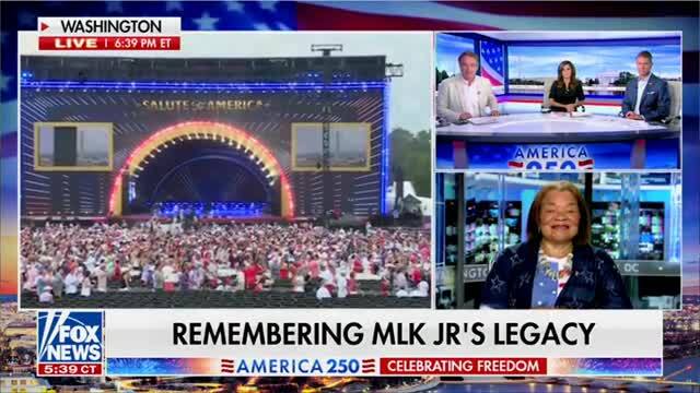 MLK Jr.’s Niece on America 250: A Wonderful Opportunity to Pray and Celebrate This Nation, Pray for the Admin and the President