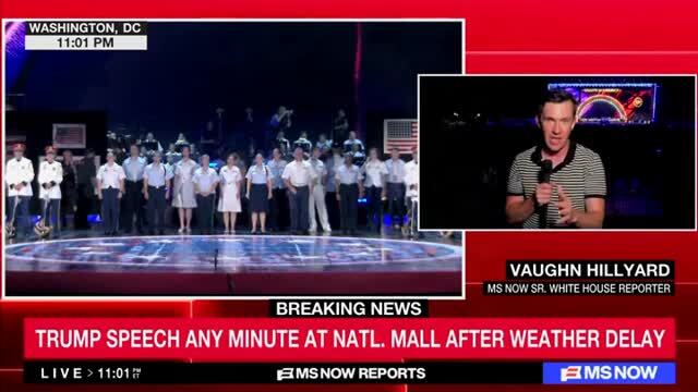 Vaughn Hillyard: President Donald Trump Insisted He Would Deliver His Speech ‘No Matter What Time of Night’