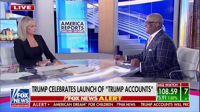 Charles Payne on Trump Accounts: I Think It’s ‘Fantastic’ That Kids Can Watch Their Money Grow