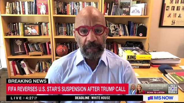 Sportswriter Kevin Blackistone: ‘This Country with the Trump Administration Is Unfit to Host Any Global Sporting Event’