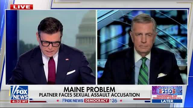‘Sounds Like… the End of a Candidacy’: Bret Baier Says Platner Seems Like He’s About to Drop Out