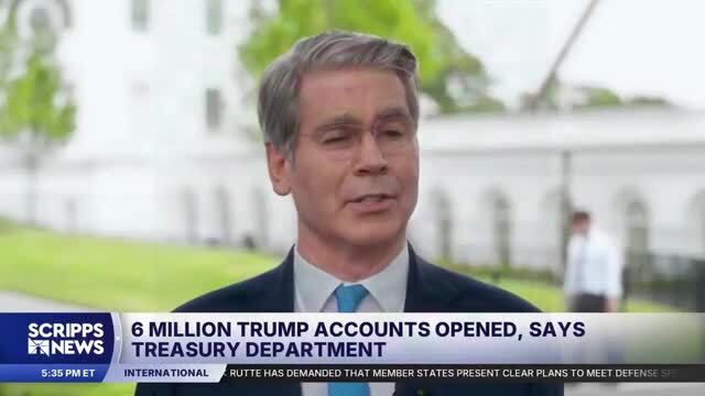 Scott Bessent: Trump Accounts Will Not Only Reduce the Number of Families Without a Stake in the U.S. Stock Market, But Improve Financial Literacy as Well