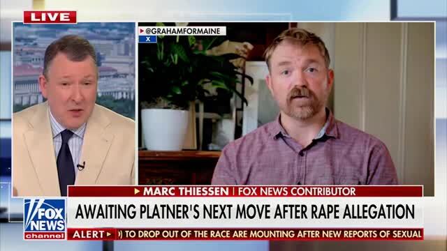 Marc Thiessen Slams Dems Amid Platner’s Rape Allegations: They Were Fine with Revelations That He’d Been on Kik, a Predator’s Paradise