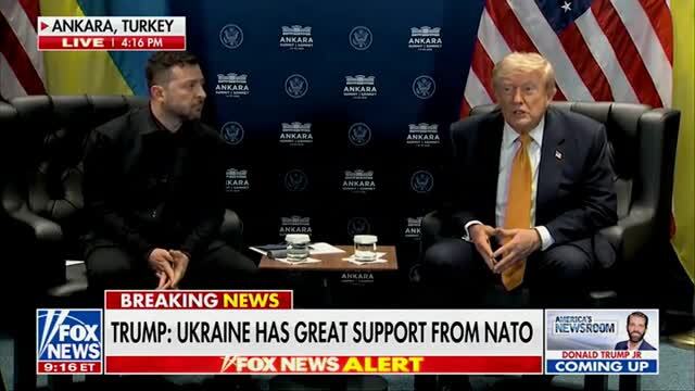 After Trump Asks Him If He’d Meet with Putin in Moscow, Zelenskyy Jokes It’s Difficult Because ‘There’s a Lot of Ukrainian Drones There’
