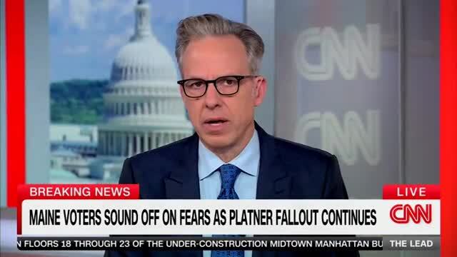 CNN’s Tapper: ‘Platner Has Endured an Almost Unprecedented Amount of Scandals’; ‘Other than President Trump, of Course’