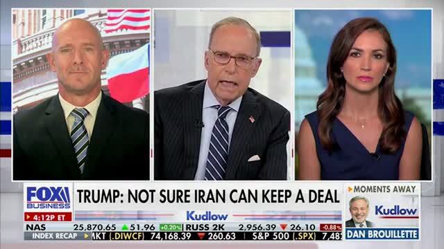 Kudlow: We Have Pulled the Trigger Too Fast with Iran MOU by Letting Them Sell 50 or 60 Million Barrels of Oil Which Raises a Lot of Money