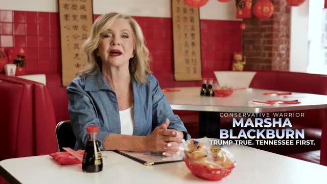 Marsha Blackburn Crushes Fortune Cookies in Video About ‘Crackdown’ on Communist China