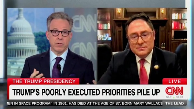 CNN’s Tapper to GOP Rep. Flood: How Can Republicans Convince Voters in the Midterms that They Still Stand for America First and No New Wars?