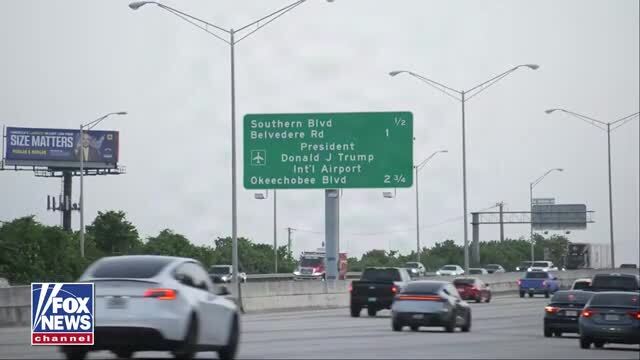 Fox News: Signs Outside West Palm Beach Airport Show Its Official Rebranding to ‘Donald J. Trump International’