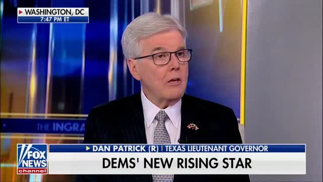 Dan Patrick: Jasmine Crockett Is Tougher to Beat Than 37 Year-Old James Talarico Because She Will Get 100% of the Black Vote