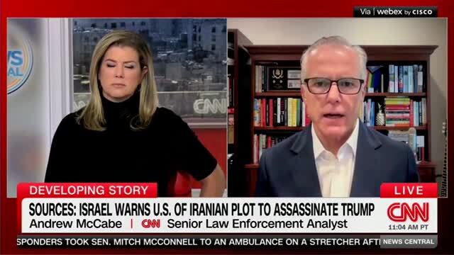 Andrew McCabe: ‘Since 2020, Assassinating Pres. Trump Has Been High on the Iranians List of of Things that They’d Like To Do’