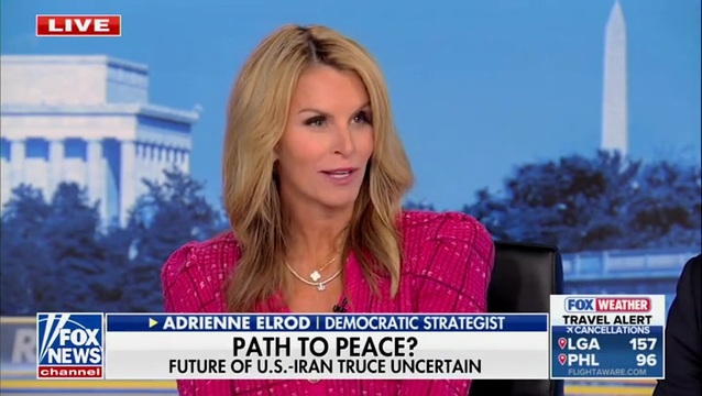 Adrienne Elrod on Iran: Trump Understands That Gas Prices Are High Going into the Midterms, the Republican Party Will Have a Difficult Time