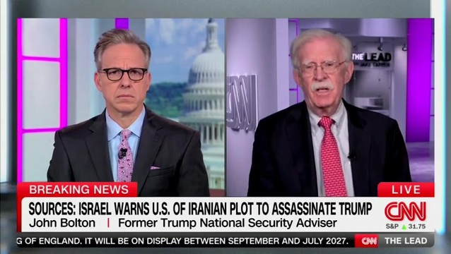 John Bolton on Plot to Kill Trump: It Sounds Credible, the MOU Was Negotiated with Civilians Who Don‘t Control the Weapons Used Against Commercial Traffic