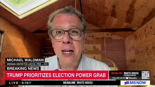 Waldman on Trump’s Purge of an Election Agency: The Justice Department Needs to Stop Trying to Put Its Thumb on the Scales