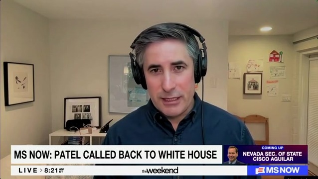 Jonathan Swan: Trump Was ‘Complaining Quite a Lot About Kash Patel,’ Called Him ‘Flashy Kash’