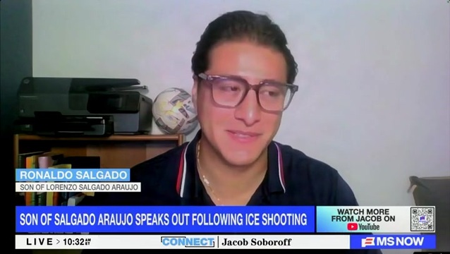 Son of Man Killed by ICE, When Asked About His Message to Trump: ‘I Do Not Want to Speak to the President’