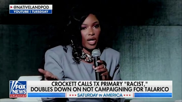 Jasmine Crockett Calls Texas Primary ‘Racist,’ Doubles Down on Not Campaigning for Talarico