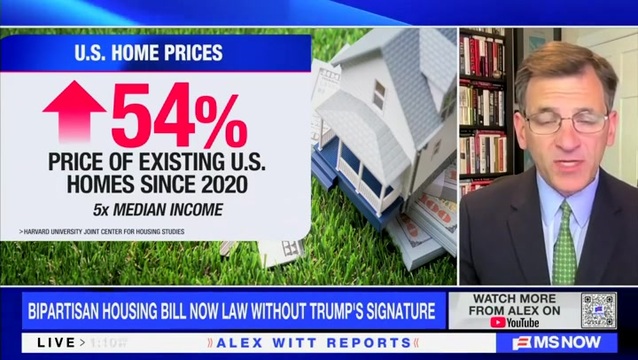 Peter Baker on Republicans Passing House Bill Despite Trump’s Refusal to Sign: He’s Sending a Message That He Doesn’t Care Much About Their Reelection