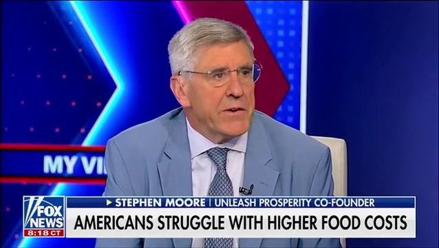 Steve Moore: ‘These Are the Biden Inflation Rates That Are Still Affecting People’