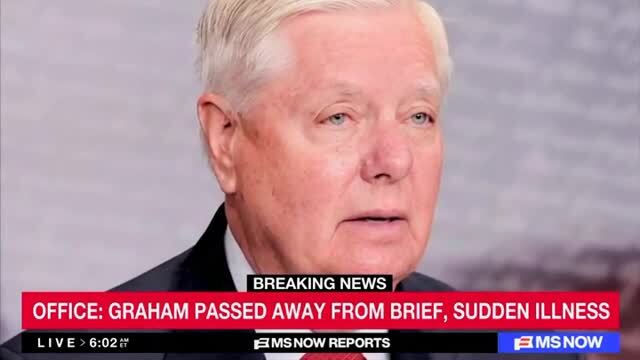 MS NOW’s Mychael Schnell: Lindsey Graham Died at 71 Following a Brief Illness