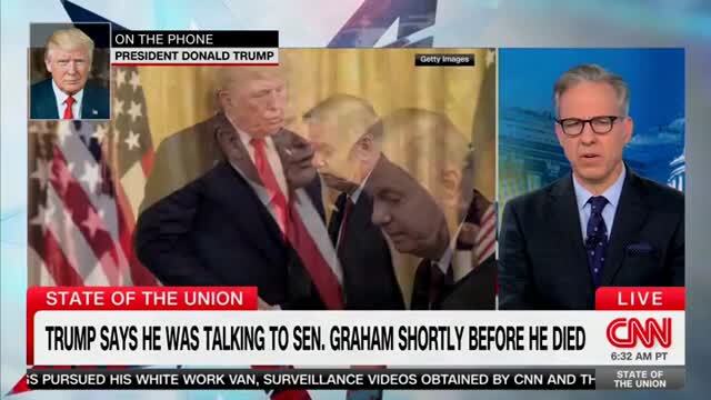 Trump During Call with CNN: Lindsey Graham Was Becoming Strong on the SAVE Act, I Think He Was Going To Be There Very Strongly on the Filibuster