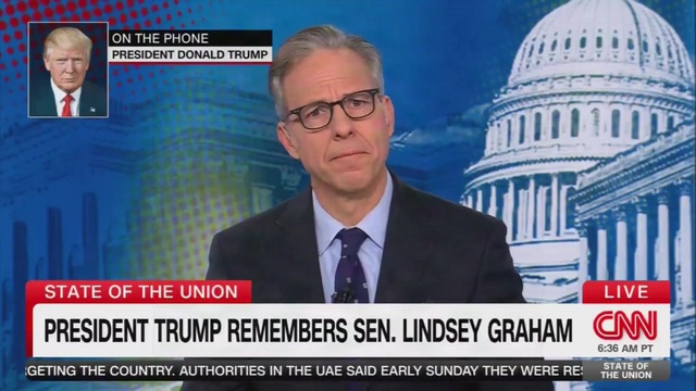 CNN’s Tapper to Trump’s ‘We’re Trying to Have CNN Go in a Normal Path:’ ‘Well, I’m on a Normal Path Right Here, Sir’
