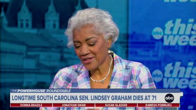 Donna Brazile on Lindsey Graham: It‘s Ironic That He Spent His Last Day Doing What He’s Done His Entire Career, Which Is Spending Time with an Ally