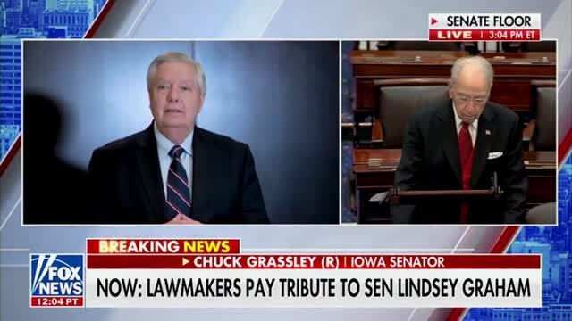 Sen. Grassley Pays Tribute to Lindsey Graham: ‘I Was No Stranger to Being the Butt of His Jokes’