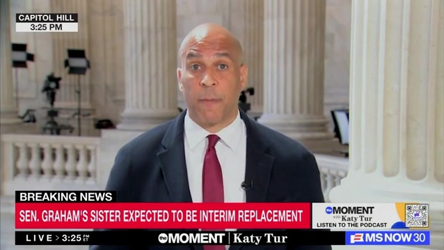 Sen. Booker: ‘I Don’t Think I Banged My Head Against Anybody as Much as I Banged My Head Against Lindsey Graham’