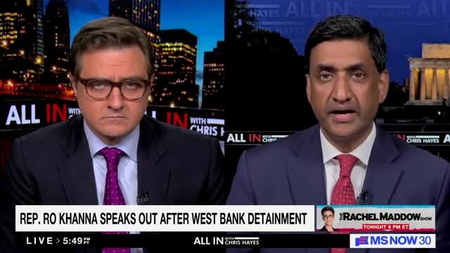 Ro Khanna: If the IDF Can Lie About Not Blocking Us, Imagine What They Can Do to Palestinians