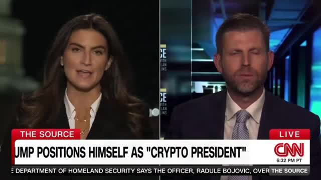 Eric Trump Says He ‘Stays the Hell out of Washington,’ Being ‘Debanked’ Made Them Go into Crypto