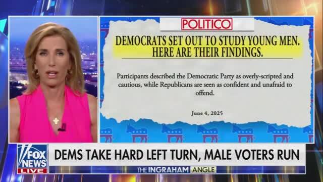 Ingraham: ‘Men Don’t Like Liberals ... Normal Men Like Strength, Patriotism, and Common Sense’