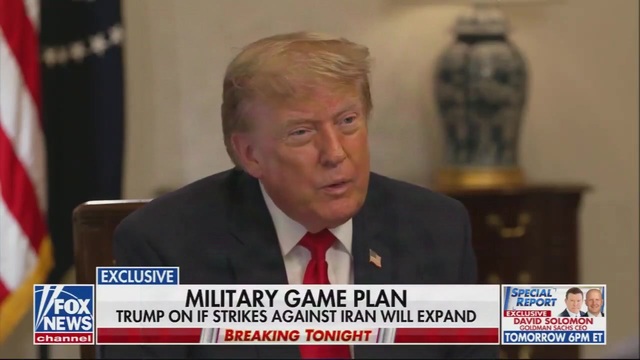 Trump: ‘Ultimately, We’ll Hit Energy Targets in Iran’