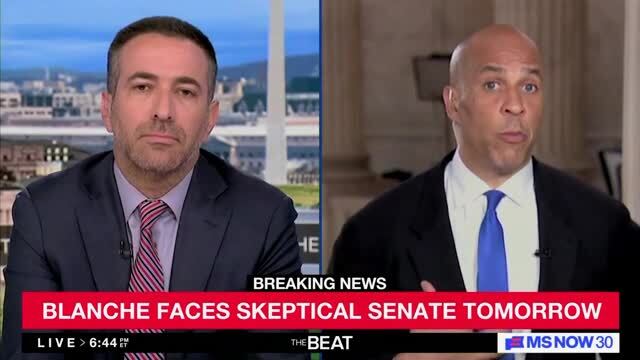 Sen. Cory Booker Defends Rep. LaMonica McIver Assaulting an ICE Officer at Delaney Hall
