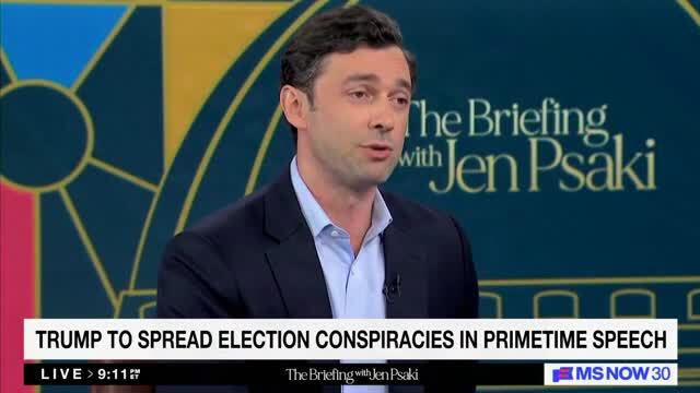 Jon Ossoff Says He Expects Trump to ‘Interfere in the Election’
