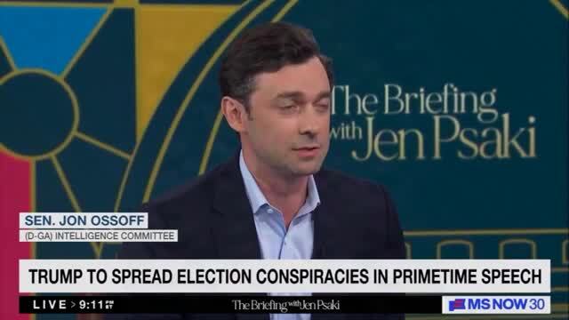 Jon Ossoff: There’s Talk that Trump Might Try to Declare Me and Raphael Warnock ‘Illegitimate Senators’