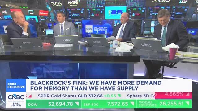BlackRock’s Larry Fink: ‘I Actually Get Frightened When I See States Saying We’re Going To Do a Moratorium’ on Data Centers