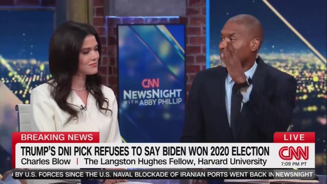 Charles Blow Explodes at Lydia Moynihan After She Claims He’s Just Seeking a Viral Clip: ‘I Won’t Be Lectured by a Child’