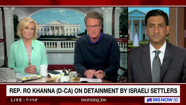 Rep. Ro Khanna on If His Detainment by Israeli Settlers Was a Publicity Stunt: No!