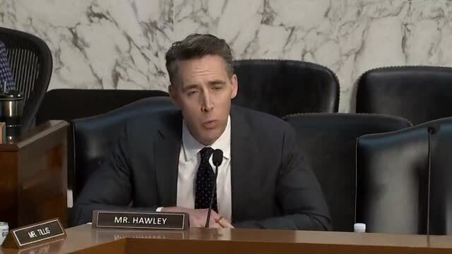 Sen. Hawley Grills Former Pardon Attorney Elizabeth Oyer Over Clemency Recommendations