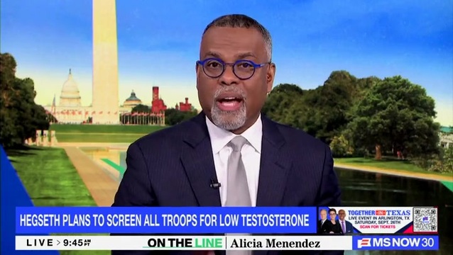 Eddie Glaude: Hegseth Talking About Testosterone Levels in the Military Is Tied to His ‘Muscular Christianity’