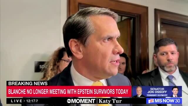 Todd Blanche Says He Won’t Be Meeting with the Epstein Survivors Today