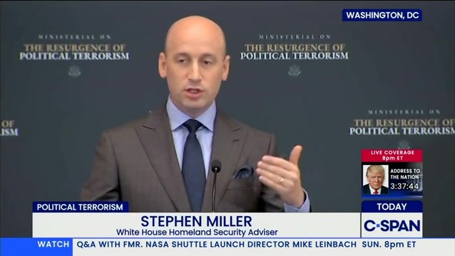 Stephen Miller: ‘Left-Wing Terrorism Always Ends in Bloodshed, Misery, and Suffering’