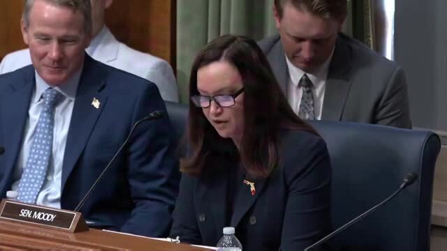 Sen. Moody on Labor Sec. Nominee Sonderling: Under His Leadership, the Department Is Putting American Workers and American Industry First