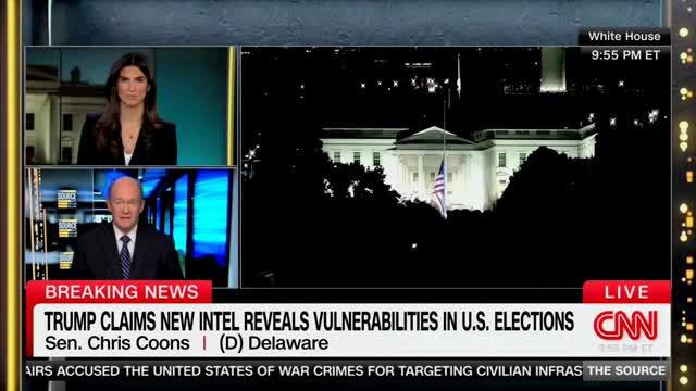 Chris Coons: ‘No Concrete Evidence’ that Foreign Actors Changed the Results of American Elections