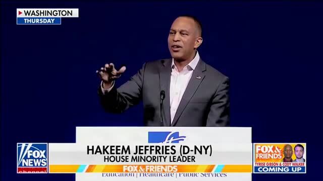 Hakeem Jeffries: ‘The One Regime Change We Need to Bring About Is Throw MAGA Extremists Out of the Congress in November’